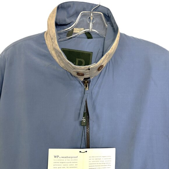 Weatherproof Lightweight Microfiber Full Zip Bomber Jacket Size L - NWT - Picture 4 of 14